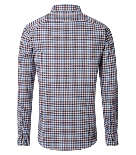 Hemden lange mouw blauw Casa Moda