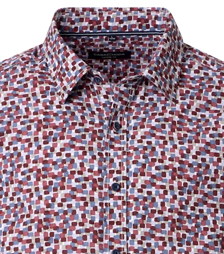 Hemden lange mouw rood Casa Moda