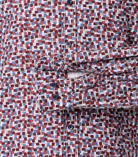 Hemden lange mouw rood Casa Moda