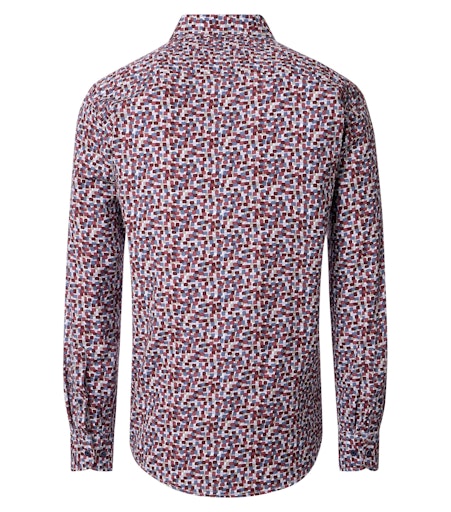 Hemden lange mouw rood Casa Moda