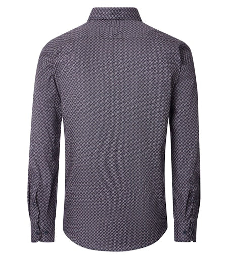 Hemden lange mouw blauw Casa Moda