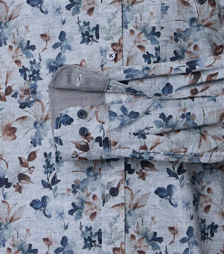 Hemden lange mouw blauw Casa Moda