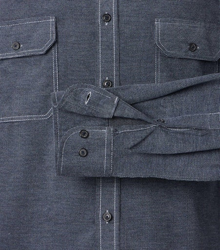 Hemden lange mouw blauw Casa Moda