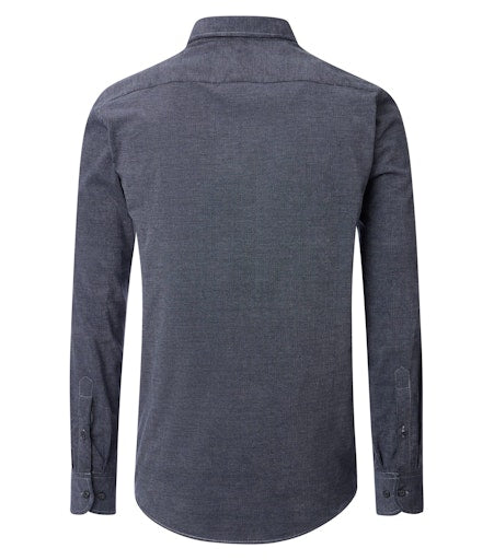 Hemden lange mouw blauw Casa Moda