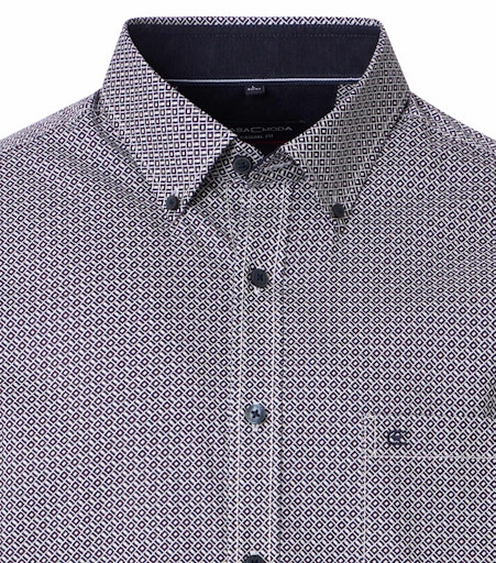 Hemden lange mouw blauw Casa Moda