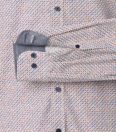 Hemden lange mouw bruin Casa Moda