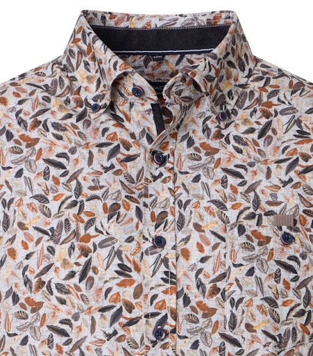 Hemden lange mouw bruin Casa Moda