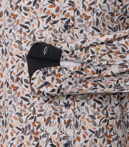 Hemden lange mouw bruin Casa Moda