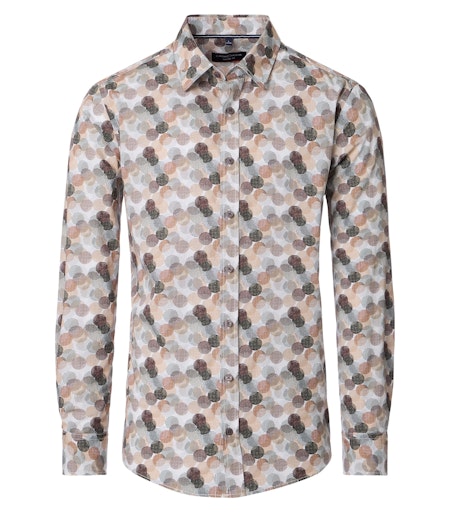 Hemden lange mouw bruin Casa Moda