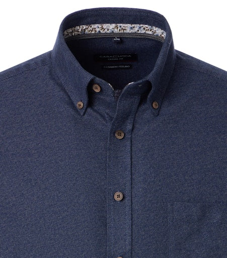 Hemden lange mouw blauw Casa Moda