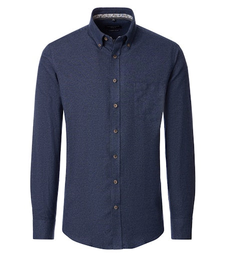 Hemden lange mouw blauw Casa Moda