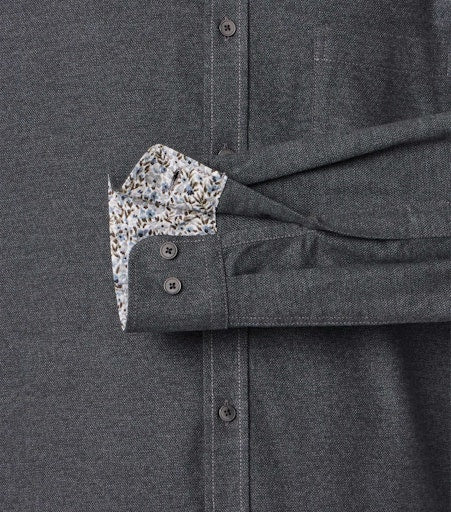 Hemden lange mouw grijs Casa Moda