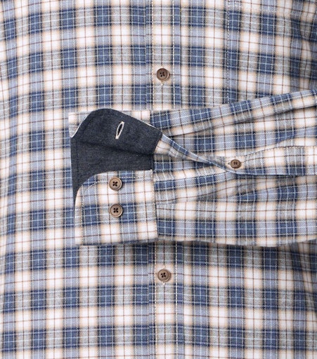 Hemden lange mouw blauw Casa Moda