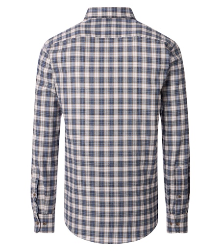 Hemden lange mouw blauw Casa Moda