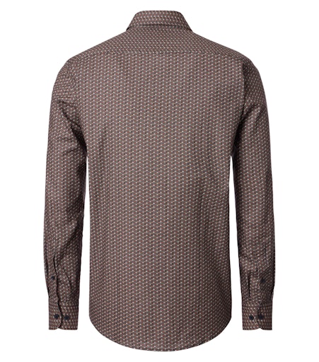 Hemden lange mouw bruin Casa Moda