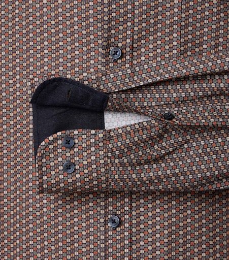 Hemden lange mouw bruin Casa Moda