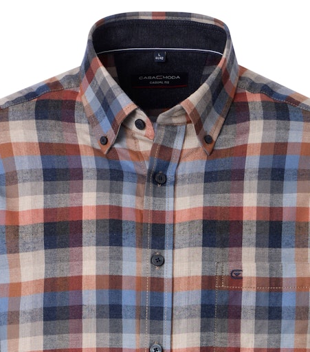 Hemden lange mouw grijs Casa Moda