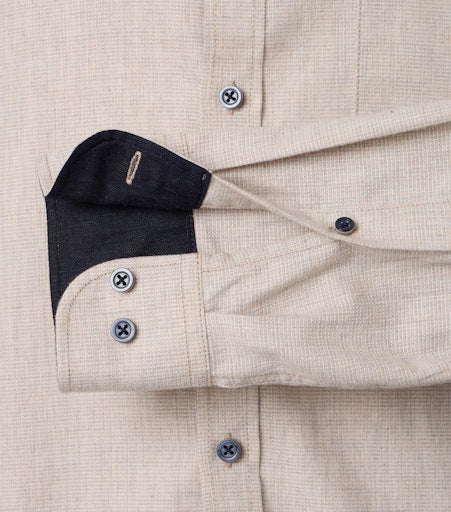 Hemden lange mouw beige Casa Moda