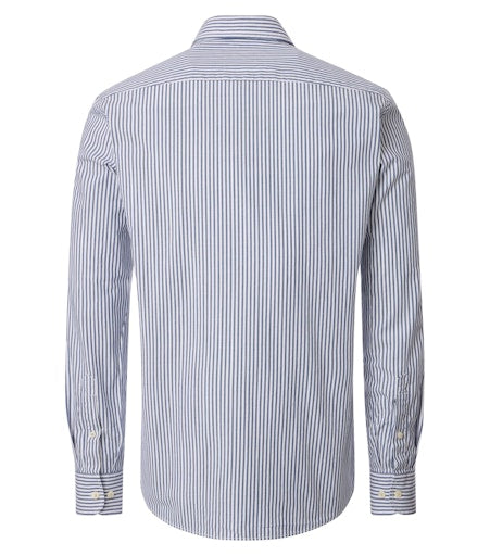 Hemden lange mouw blauw Casa Moda