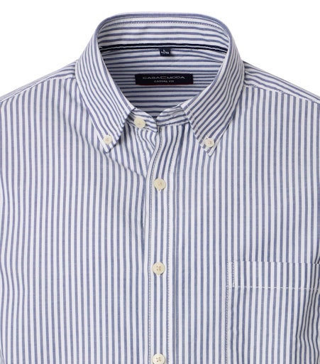 Hemden lange mouw blauw Casa Moda