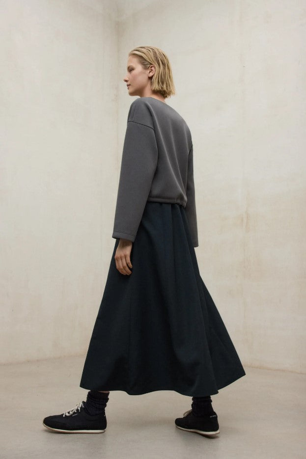 Jurken lange mouw grijs ECOALF