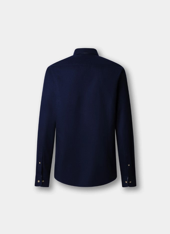 Hemden lange mouw navy Hackett London