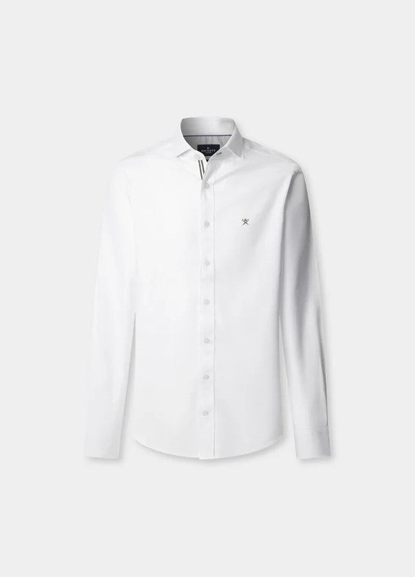 Hemden lange mouw wit Hackett London