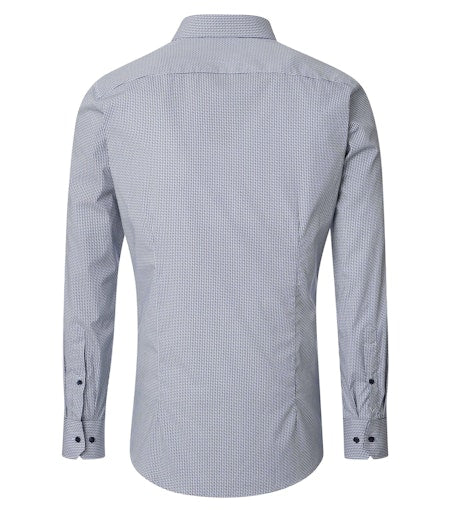 Hemden extra lange mouw blauw VENTI