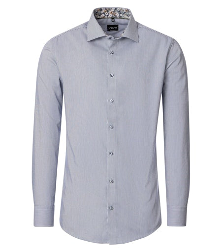 Hemden extra lange mouw blauw VENTI