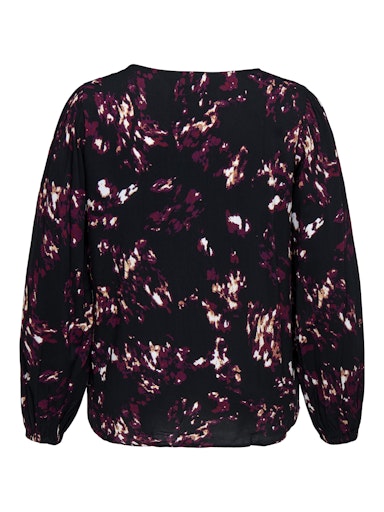 Blouses lange mouw zwart ONLY Carmakoma