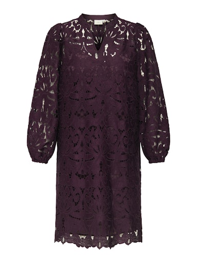 Jurken lange mouw rood ONLY Carmakoma