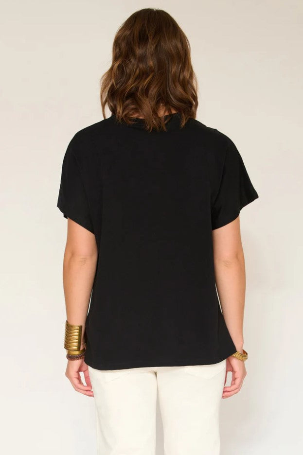 T-shirts korte mouw zwart MKT studio