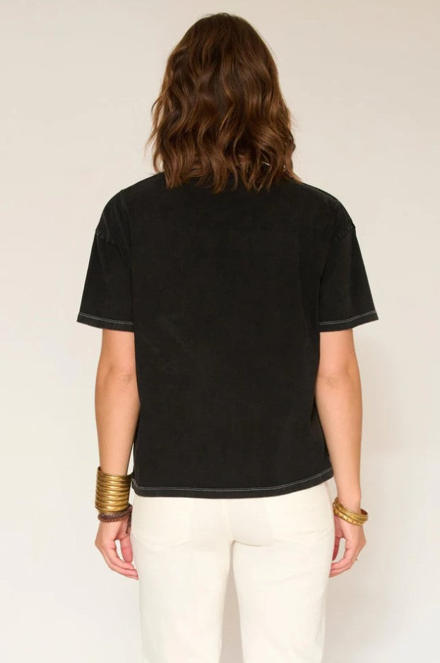 T-shirts korte mouw zwart MKT studio