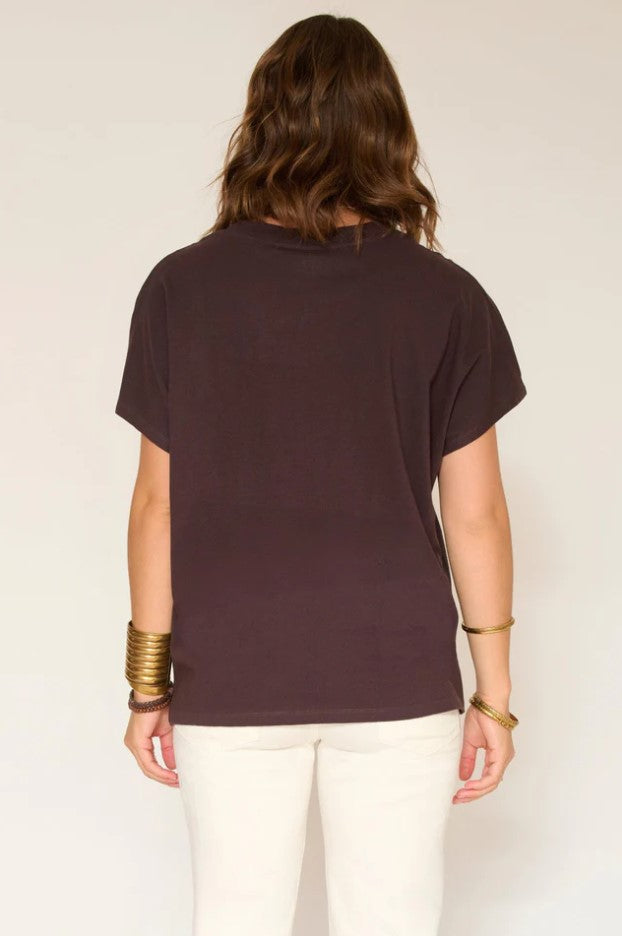 T-shirts korte mouw bruin MKT studio