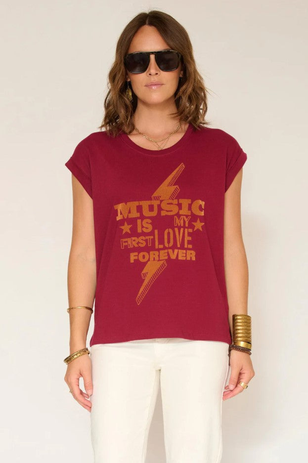 T-shirts korte mouw rood MKT studio