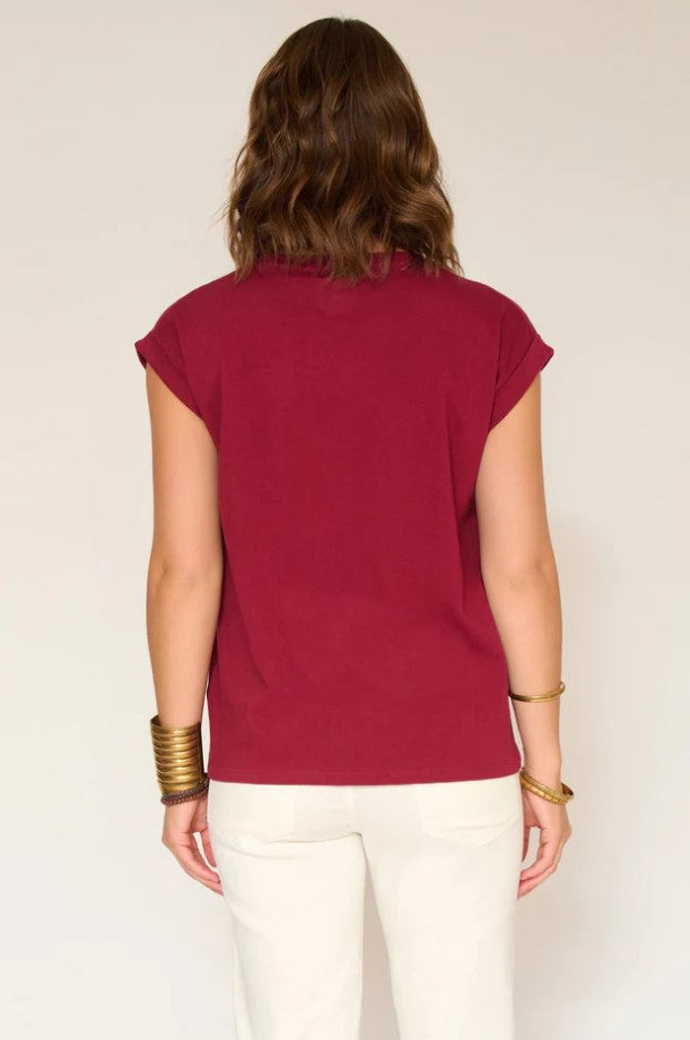 T-shirts korte mouw rood MKT studio