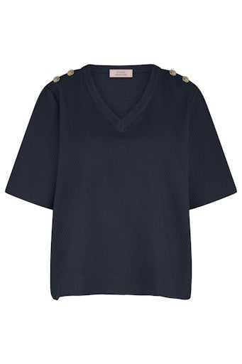 T-shirts korte mouw navy Studio Anneloes