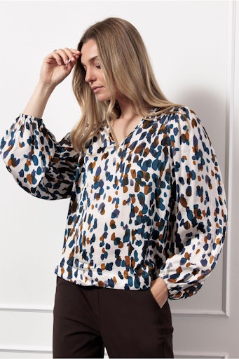 Blouses lange mouw multicolor Studio Anneloes