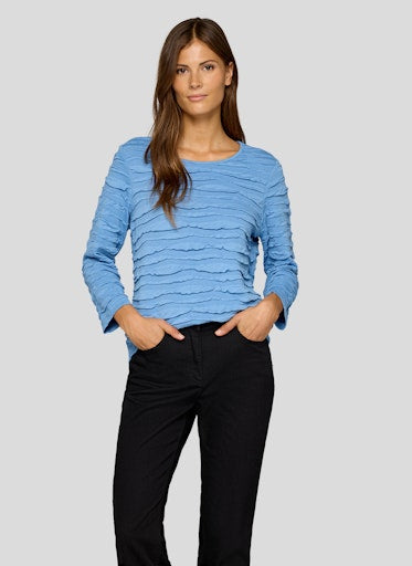 T-shirts lange mouw blauw Rabe