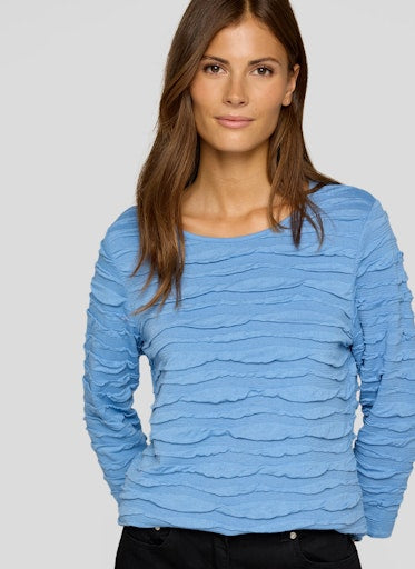 T-shirts lange mouw blauw Rabe