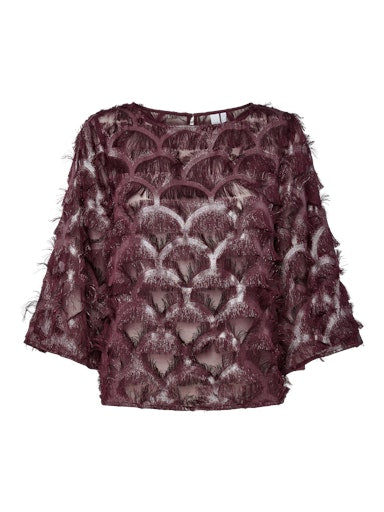 Blouses lange mouw blauw Y.A.S