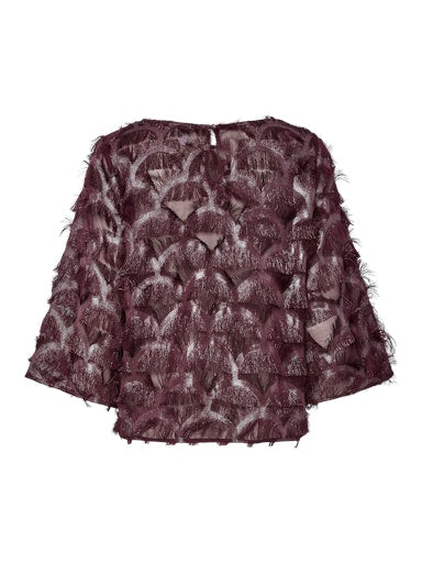 Blouses lange mouw blauw Y.A.S