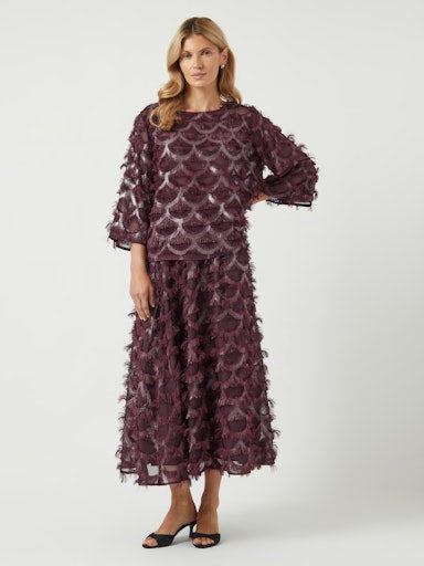 Blouses lange mouw blauw Y.A.S