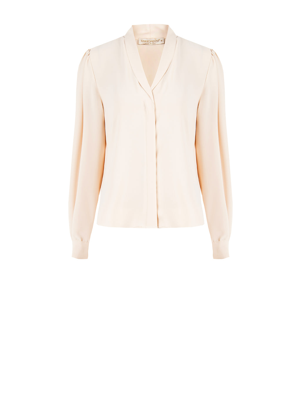 Blouses lange mouw beige Rinascimento