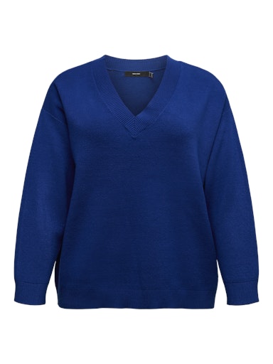 Pulls blauw VERO MODA Curve