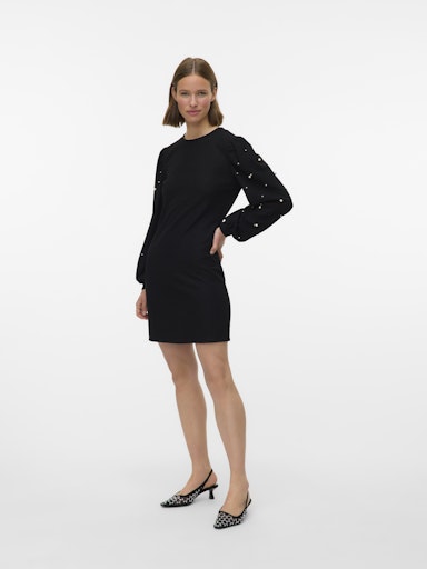 Jurken lange mouw zwart VERO MODA
