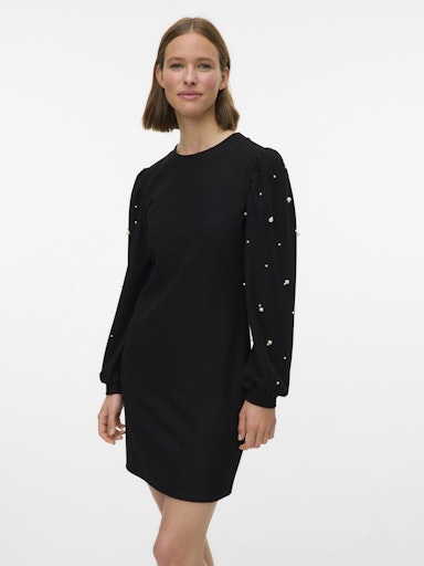 Jurken lange mouw zwart VERO MODA