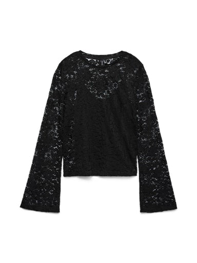 Blouses lange mouw zwart VERO MODA
