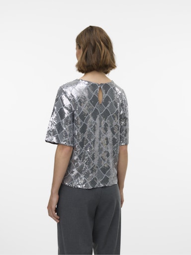 Blouses korte mouw grijs VERO MODA