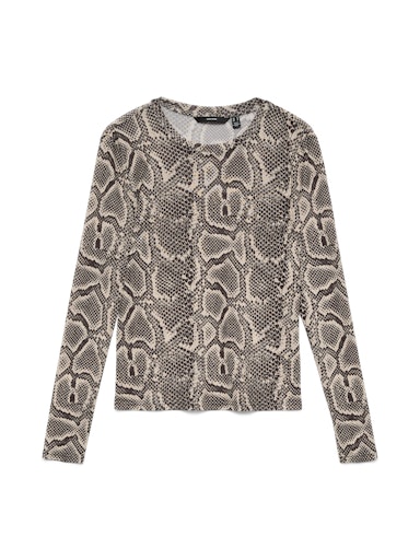 Blouses lange mouw grijs VERO MODA